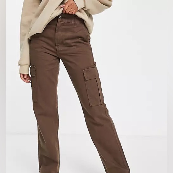 High waisted Stradivarius cargo pants - Picture 6 of 15